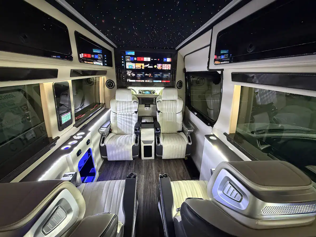MUSAT chauffeur service Sprinter van for Long Island clients