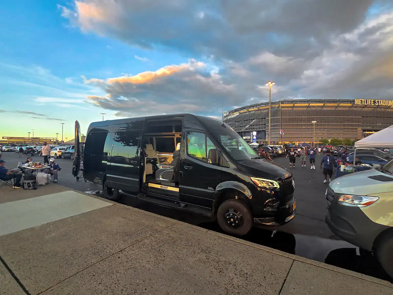 MUSAT Mercedes-Benz Sprinter Jet for sports event transportation in Queens, NY